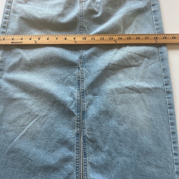 NWT Women's Universal Thread High-Rise Denim Maxi Skirt Size 6 (L) - Picture 3 of 7